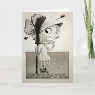 Vintage Halloween Boast Card  