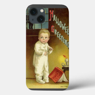 Vintage Halloween by Ellen Clapsaddle, Ghost Story iPhone 13 Case