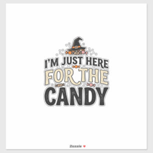 Vintage Halloween Candy Witch Hat Shirt Design_1