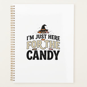 Vintage Halloween Candy Witch Hat Shirt Design_1 Planner