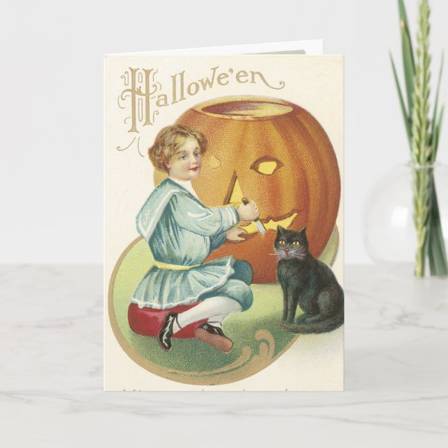 Vintage Halloween Card (Front)