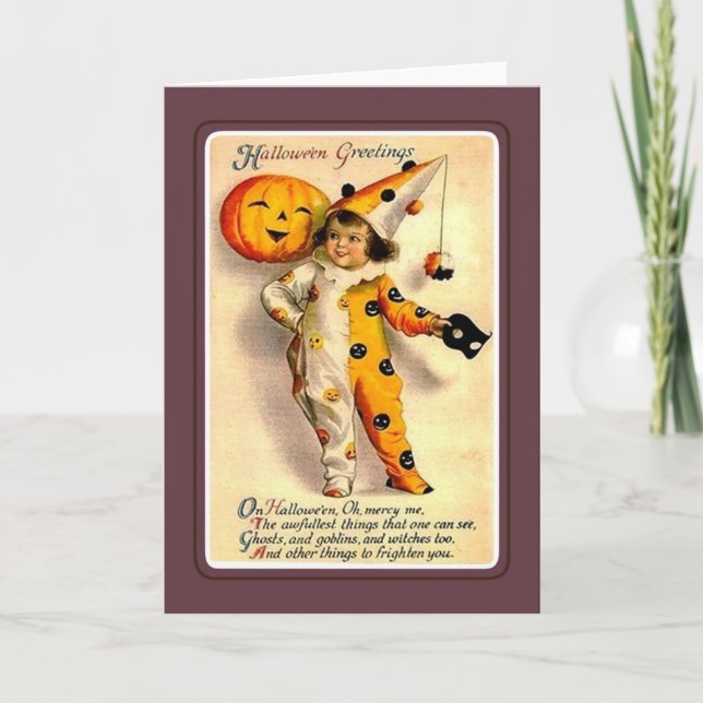Vintage Halloween Card (Front)