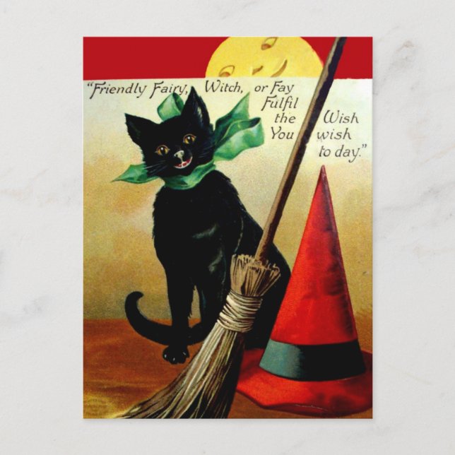 Vintage Halloween Card (Front)