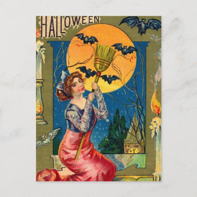 Vintage Halloween Card (Front)