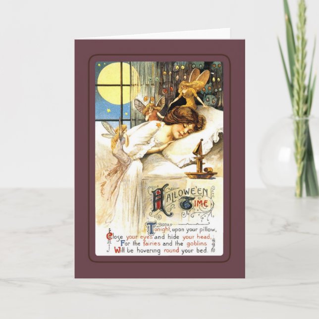 Vintage Halloween Card (Front)