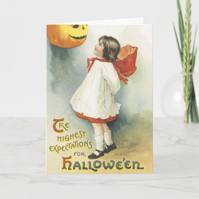 Vintage Halloween Card (Front)