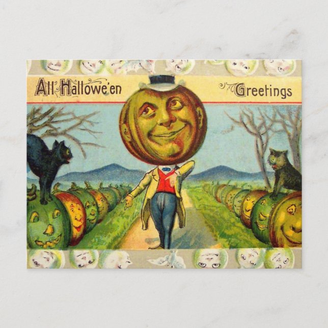 Vintage Halloween Card (Front)