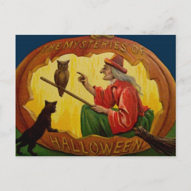 Vintage Halloween Card (Front)