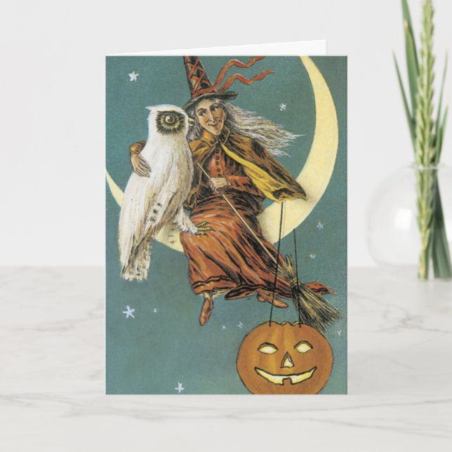 Vintage Halloween Card (Front)