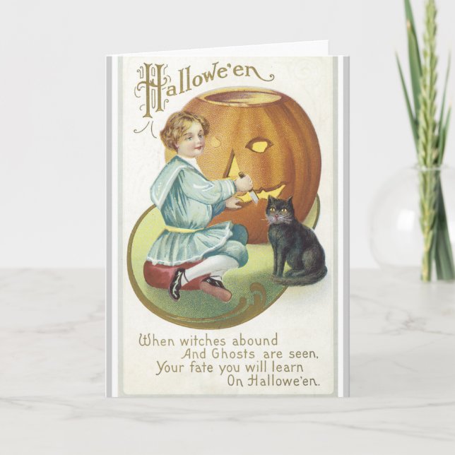 Vintage Halloween Card (Front)
