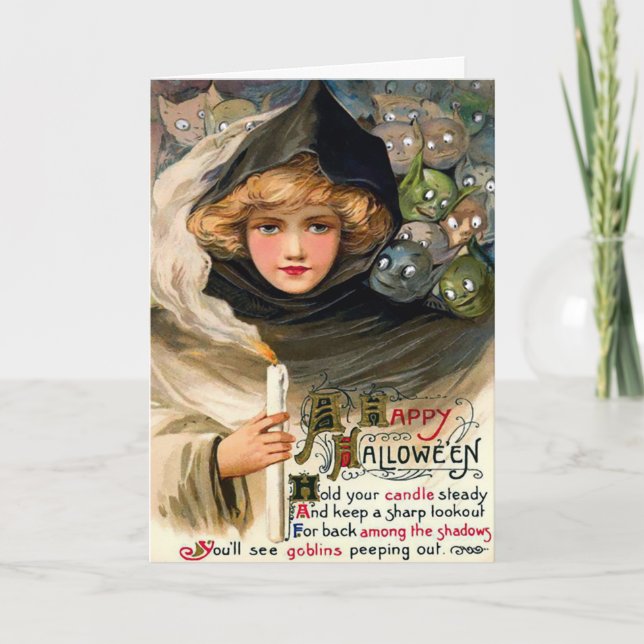 Vintage Halloween Card (Front)
