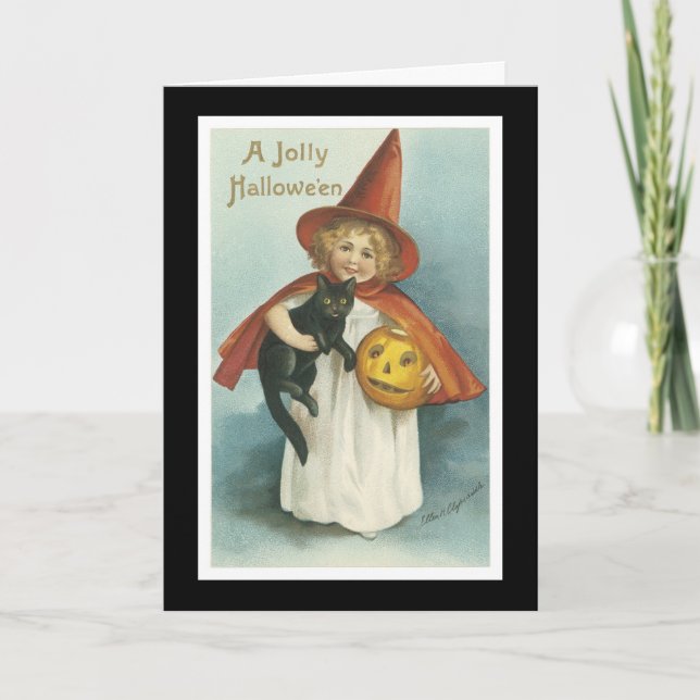 Vintage Halloween Card (Front)