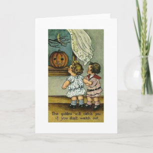 Vintage Halloween Card