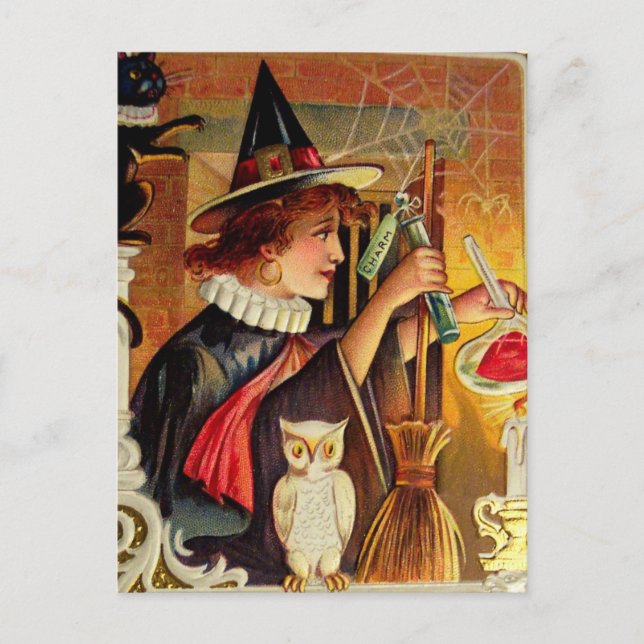 Vintage Halloween Card (Front)