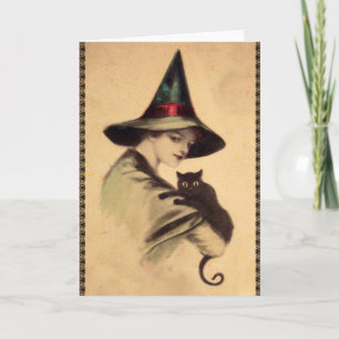 Vintage Halloween Card, Circa 1920 Card
