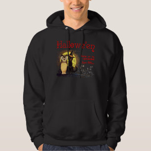 Vintage Halloween Cat and Owl Sweatshirts