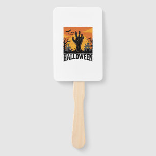 Vintage Halloween Cemetery Zombie Hand Shirt Desig Fan