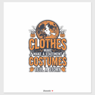 Vintage Halloween Clothes Costume Statement Shirt_