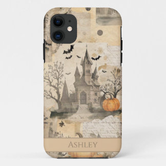 Vintage Halloween Collage Personalised Case-Mate iPhone Case