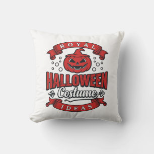 Vintage Halloween Costume Ideas Vector Design_1 Cushion