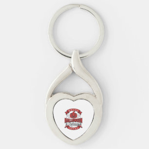 Vintage Halloween Costume Ideas Vector Design_1 Key Ring