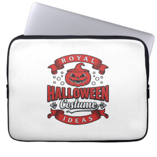 Vintage Halloween Costume Ideas Vector Design_1 Laptop Sleeve