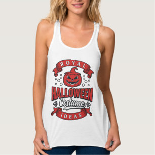 Vintage Halloween Costume Ideas Vector Design_1 Singlet