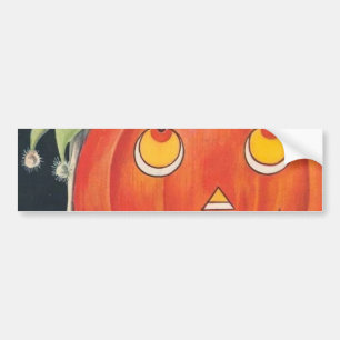 Vintage Halloween Costume Party Bumper Sticker