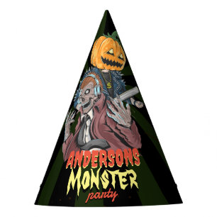 Vintage Halloween Costume theme Birthday Party Hat