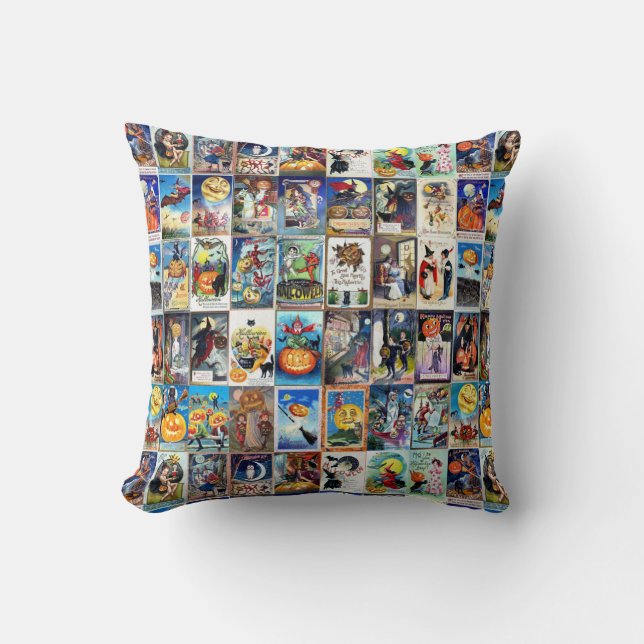 Vintage Halloween Cushion (Front)