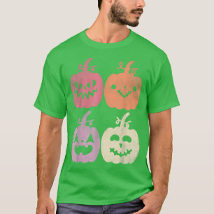 Vintage Halloween Cutest Pumpkin Men Women Kids Re T-Shirt