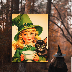 vintage Halloween cutie no7 Postcard