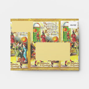 Vintage Halloween Envelope