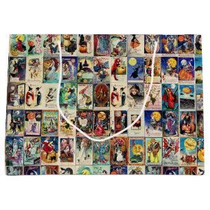 Vintage Halloween Ephemera Large Gift Bag
