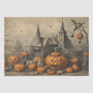 Vintage Halloween Ephemera Tissue Paper