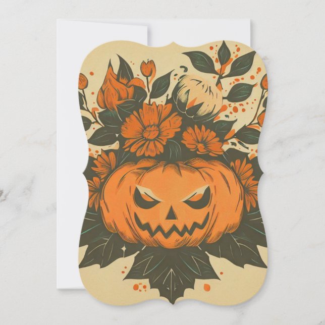 Vintage/Halloween/Fall/pumpkin  (Front)