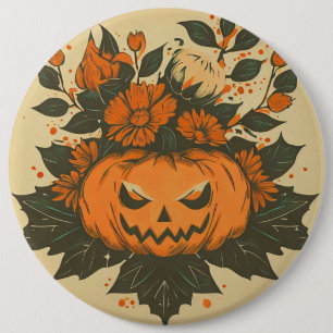 Vintage/Halloween/Fall/pumpkin 6 Cm Round Badge