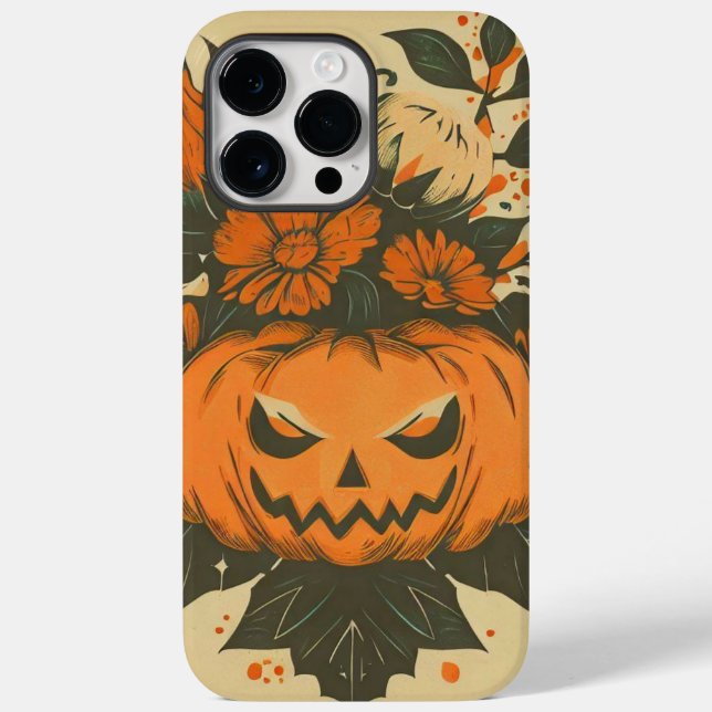 Vintage/Halloween/Fall/pumpkin Case-Mate iPhone Case (Back)