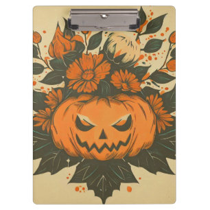 Vintage/Halloween/Fall/pumpkin Clipboard