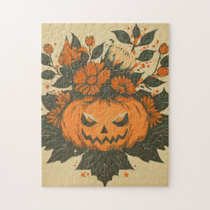 Vintage/Halloween/Fall/pumpkin Jigsaw Puzzle