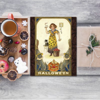 Vintage Halloween Getting Ready for the Party