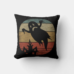 Vintage Halloween Ghost Cushion
