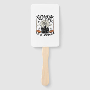 Vintage Halloween Ghost Treats Shirt Design_1 Hand Fan