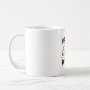 Vintage Halloween Ghosts and Bows Shirt Design_1 Coffee Mug