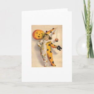 Vintage Halloween Greeting Card