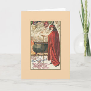 Vintage Halloween Greeting Card