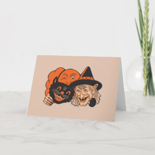Vintage Halloween Greeting Card