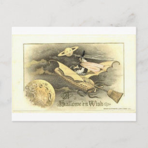 Vintage Halloween Greeting Cards Classic Posters
