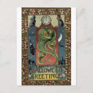 Vintage Halloween Greeting Cards Classic Posters