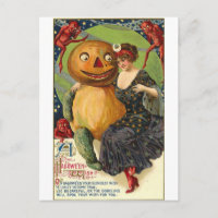 Vintage Halloween Greeting Cards Classic Posters